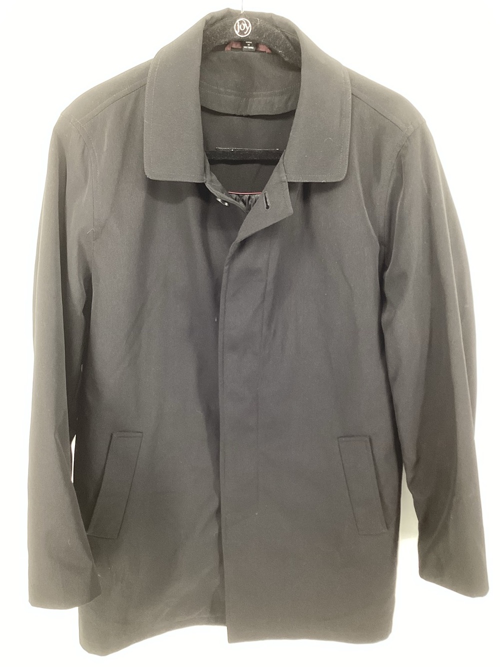 Kenneth Cole New York Men's Black Trench Coat